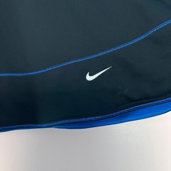 Nike Skort Black with Royal Blue Trim - Picture 4 of 7